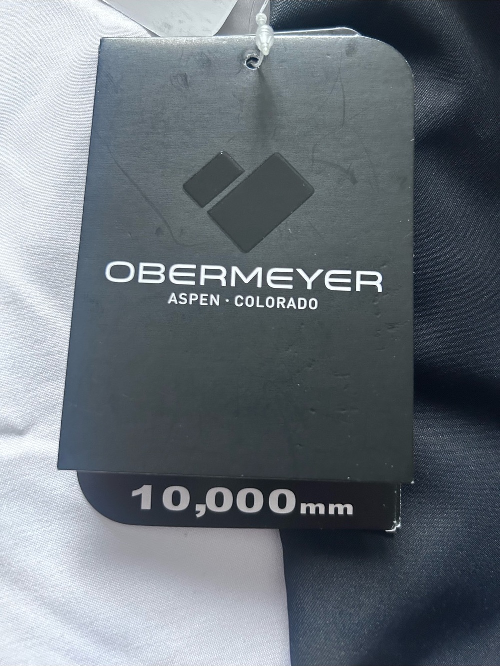 Obermeyer Malta Pant Tag in Black and White